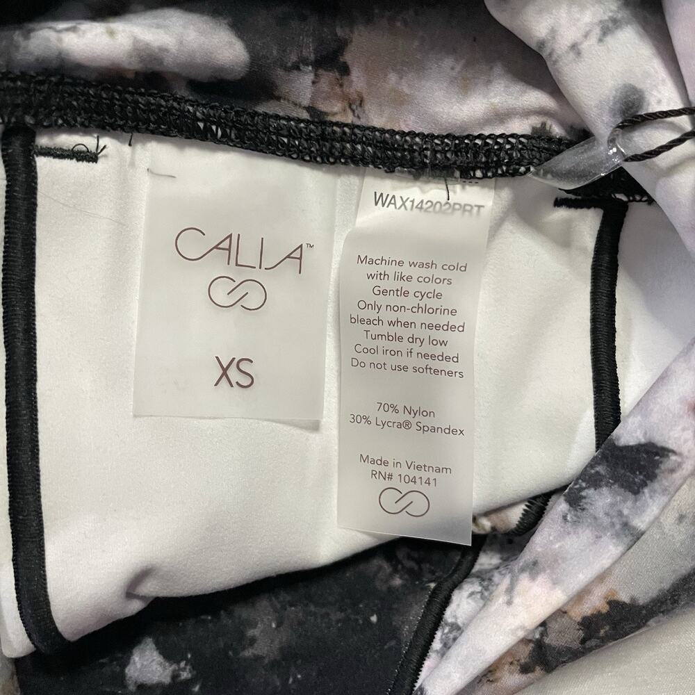 NWT CALIA Inspire High-Rise 7/8 Leggings Precious Mineral Multi Print Womens XS - Picture 7 of 10